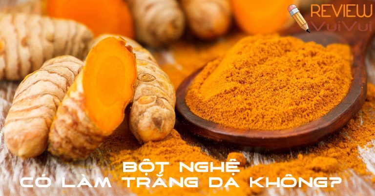 nghệ có làm trắng da không